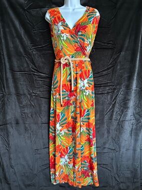 NWT Lexington Ave NYC, sleeveless faux  wrap  dress, size M